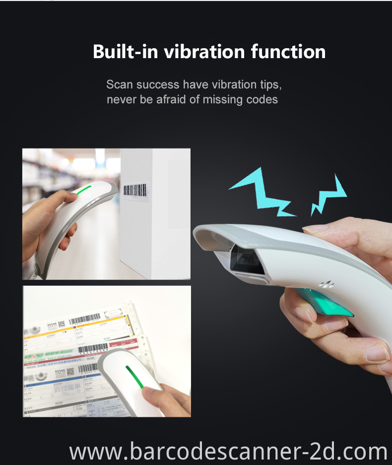 Wired supermarket barcode scanner